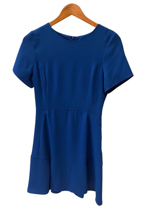 Topshop Dresses & Skirts - Topshop Cobalt Blue Fit & Flare Mini Dress US 4 / UK 8 NWOT